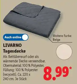 Lidl LIVARNO Tagesdecke Angebot