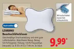 Lidl LIVARNO Bauchschläferkissen Angebot