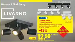 Lidl LIVARNO HOME LED-Deckenleuchte Angebot