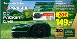 Lidl PARKSIDE Mähroboter 20 V Typ,,PAMRC 250 A1 City". Angebot