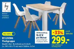 Lidl by LIVING Tischgruppe Modell ,,Kira". Angebot