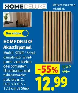 Lidl HOME DELUXE Akustikpaneel Modell,,SONIC". Angebot
