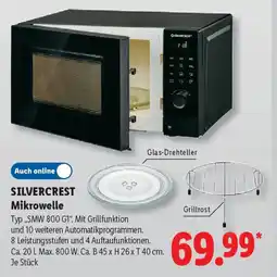 Lidl SILVERCREST Mikrowelle Typ „SMW 800 G1". Angebot