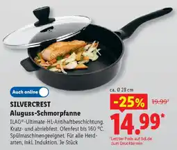 Lidl SILVERCREST Aluguss-Schmorpfanne Angebot