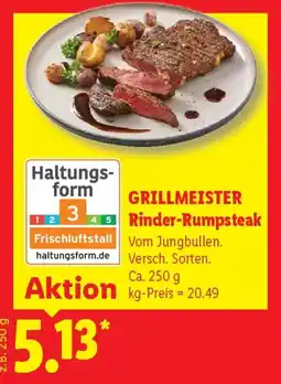 Lidl GRILLMEISTER Rinder-Rumpsteak Angebot