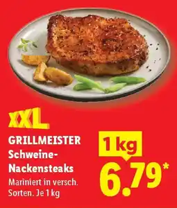 Lidl GRILLMEISTER Schweine- Nackensteaks Angebot