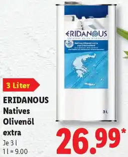 Lidl ERIDANOUS Natives Olivenöl extra Angebot