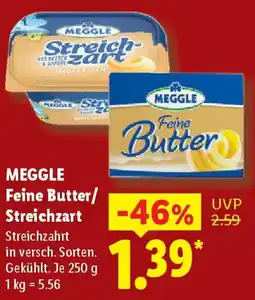 Lidl MEGGLE Feine Butter/ Streichzart Angebot