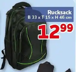 CENTERSHOP Rucksack Angebot