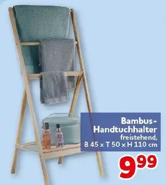 CENTERSHOP Bambus-Handtuchhalter Angebot