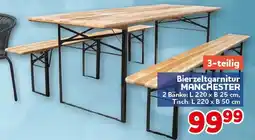 CENTERSHOP Bierzeltgarnitur MANCHESTER Angebot