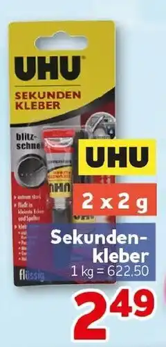 CENTERSHOP UHU Sekundenkleber Angebot