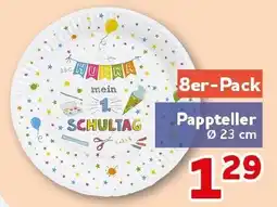 CENTERSHOP Pappteller SCHULTAG Angebot