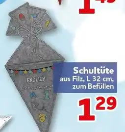 CENTERSHOP Schultüte aus Filz Angebot