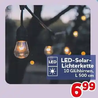 CENTERSHOP LED-Solar-Lichterkette Angebot
