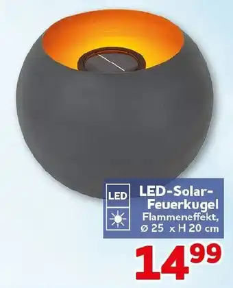 CENTERSHOP LED-Solar-Feuerkugel Angebot