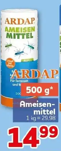 CENTERSHOP ARDAP Ameisenmittel Angebot