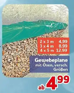 CENTERSHOP Gewebeplane mit Ösen Angebot