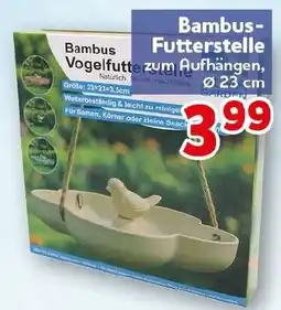 CENTERSHOP Bambus-Futterstelle Vogelfutter Angebot