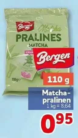 CENTERSHOP Bergen Matcha-Pralinen Angebot