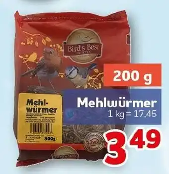 CENTERSHOP Bird's Best Mehlwürmer Angebot