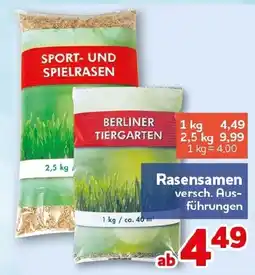 CENTERSHOP BERLINER TIERGARTEN Rasensamen Angebot