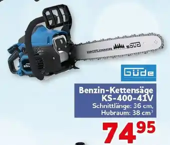 CENTERSHOP Güde Benzin-Kettensäge KS-400-41V Angebot