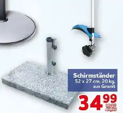 CENTERSHOP Schirmständer aus Granit Angebot