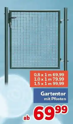 CENTERSHOP Gartentor mit Pfosten Angebot