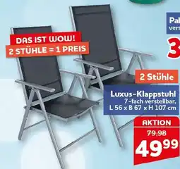 CENTERSHOP Luxus-Klappstuhl Angebot