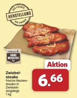Famila Nord West Goldmarie Zwiebelsteaks Angebot
