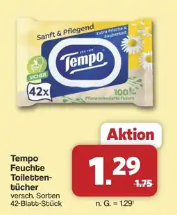 Famila Nord West Tempo Feuchte Toiletten-tücher Angebot