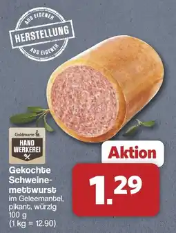 Famila Nord West Goldmarie Handwerkerei Gekochte Schweine-mettwurst Angebot