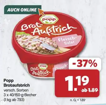 Famila Nord West Popp Brotaufstrich Angebot