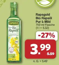 Famila Nord West Rapsgold Bio Rapsöl Angebot