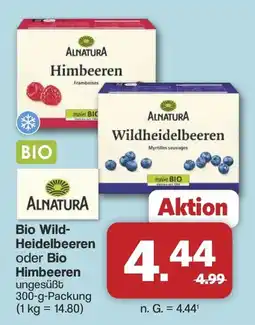 Famila Nord West ALNATURA Bio Wild-Heidelbeeren oder Bio Himbeeren Angebot