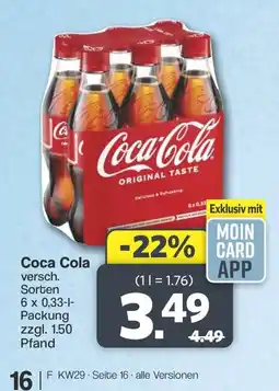 Famila Nord West Coca Cola Angebot
