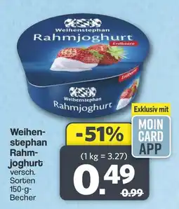Famila Nord West Weihenstephan Rahmjoghurt Angebot