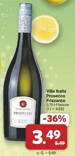 Famila Nord West Villa Italia Prosecco Frizzante Angebot
