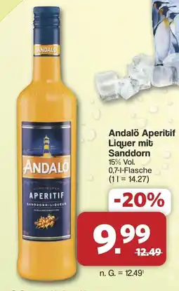 Famila Nord West Andalö Aperitif Likuer mit Sanddorn Angebot