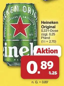 Famila Nord West Heineken Original Angebot
