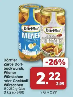 Famila Nord West Dörffler Wiener Würstchen Angebot