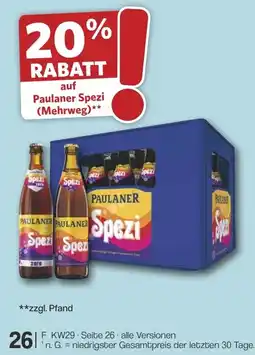Famila Nord West Paulaner Spezi Angebot