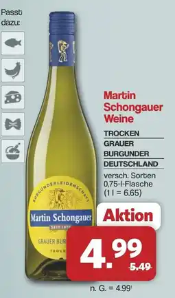 Famila Nord West Martin Schongauer Weine Grauer Burgunder Angebot