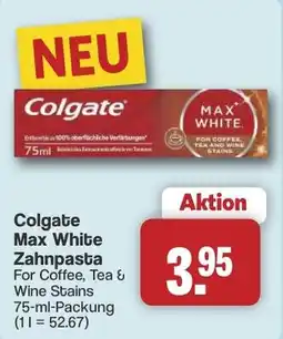 Famila Nord West Colgate Max White Zahnpasta Angebot