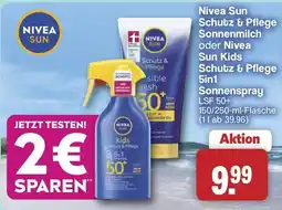 Famila Nord West Nivea Sun Schutz & Pflege 5in1 Sonnenspray Angebot