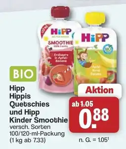 Famila Nord West Hipp Quetschies und Hipp Kinder Smoothie Angebot