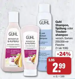 Famila Nord West Guhl Shampoo, Spülung oder Trockenshampoo Angebot