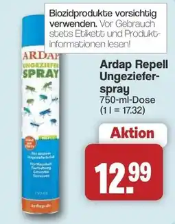 Famila Nord West Ardap Repell Ungeziefer-Spray Angebot