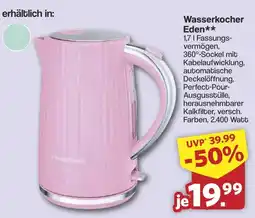 Famila Nord West Wasserkocher Eden Angebot